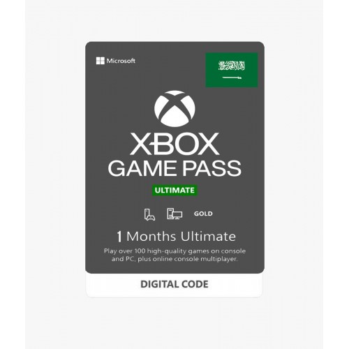 Xbox Game Pass Ultimate  1 Month KSA Digital Code